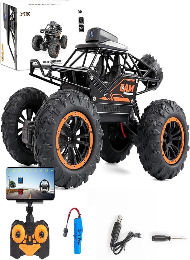 EXOMOON سيارة تحكم عن بعد EXOMOON بتردد 2.4 جيجاهرتز، بمقياس 1/18، رباعية الدفع، مزودة بكاميرا FPV عالية الدقة، سيارة عالية السرعة، ألعاب تحكم عن بعد للكبار والصغار - Image 3